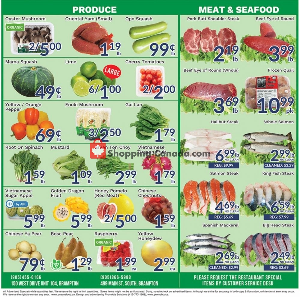 Oceans Fresh Food Market flyer from Friday November 15, 2019 to Thursday November 21, 2019 - page 2