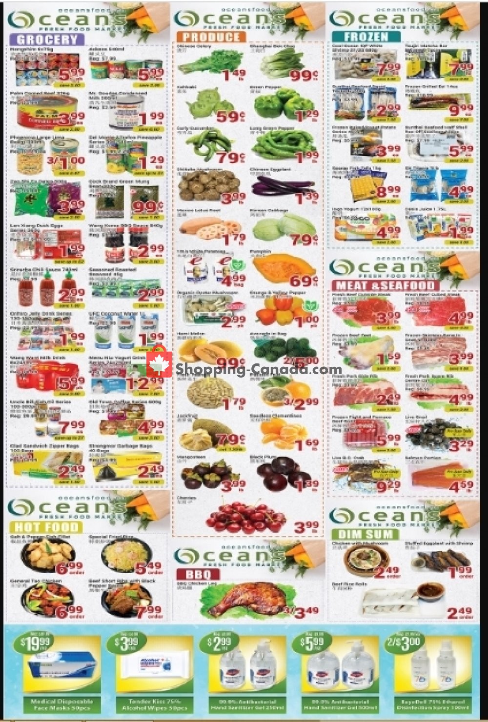 Oceans Fresh Food Market flyer from Friday July 31, 2020 to Thursday August 6, 2020 - page 1