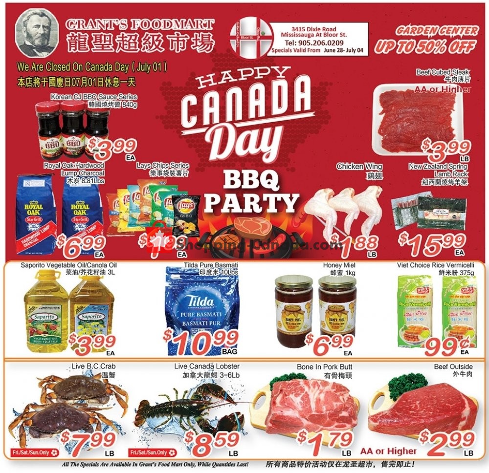 Oceans Fresh Food Market flyer from Friday June 28, 2019 to Thursday July 4, 2019 - page 1