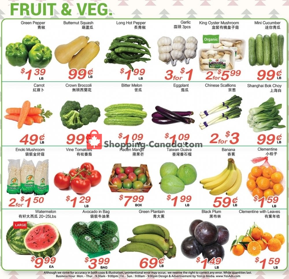 Oceans Fresh Food Market flyer from Friday April 19, 2019 to Thursday April 25, 2019 - page 2