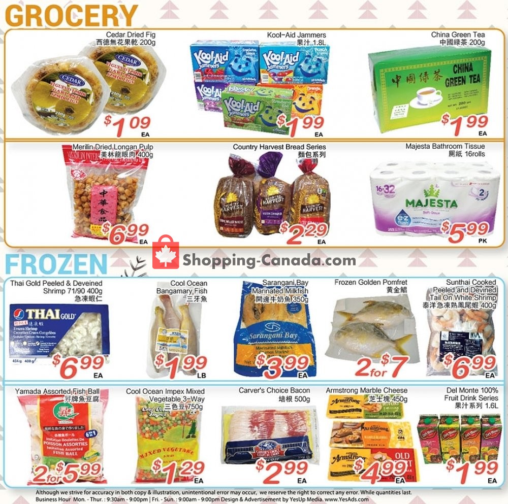 Oceans Fresh Food Market flyer from Friday April 19, 2019 to Thursday April 25, 2019 - page 3