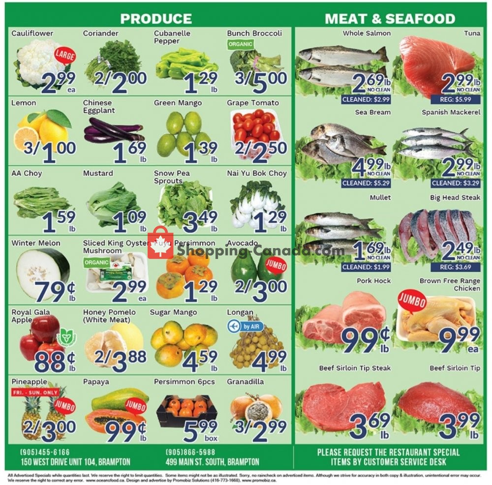 Oceans Fresh Food Market flyer from Friday November 29, 2019 to Thursday December 5, 2019 - page 2