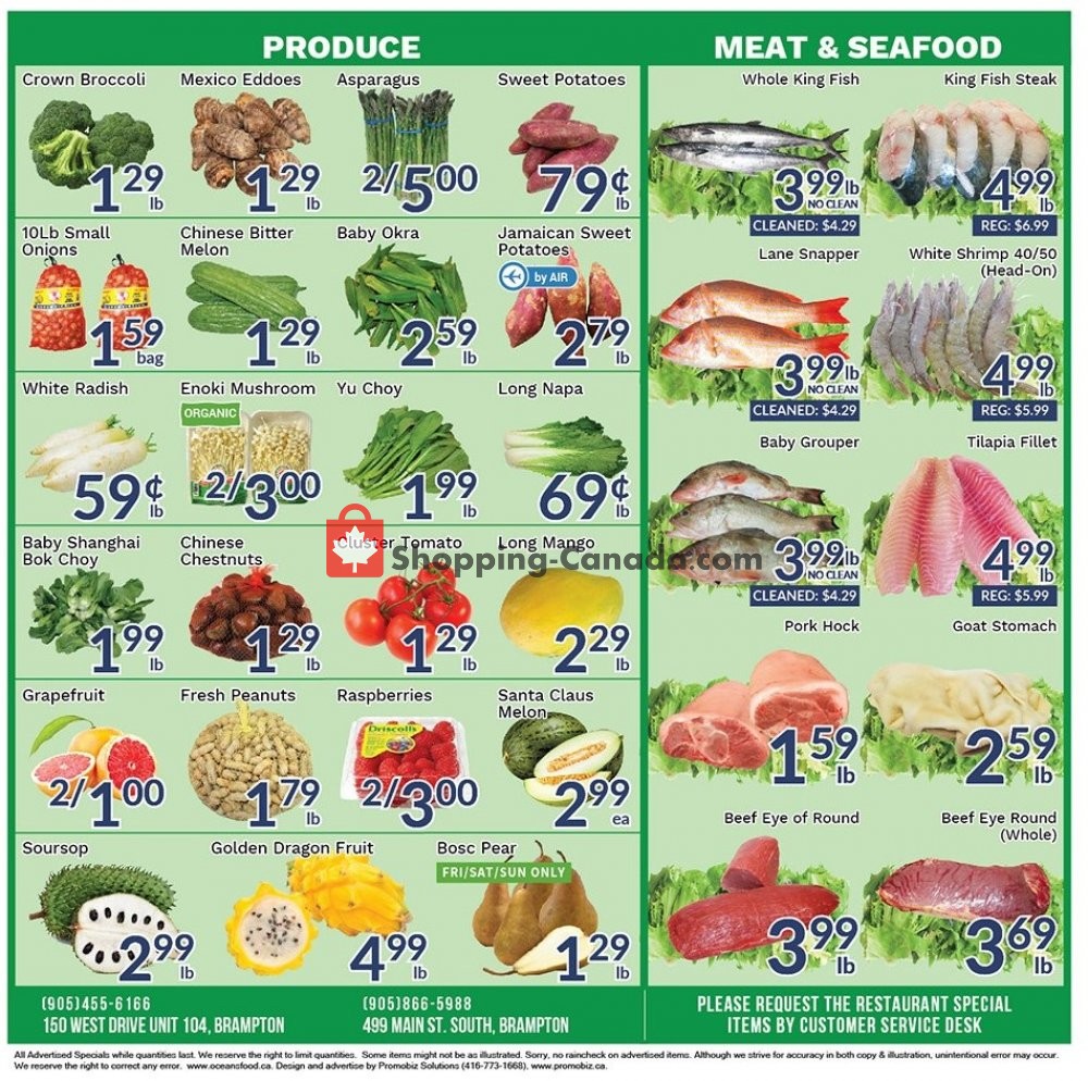 Oceans Fresh Food Market flyer from Friday December 6, 2019 to Thursday December 12, 2019 - page 2