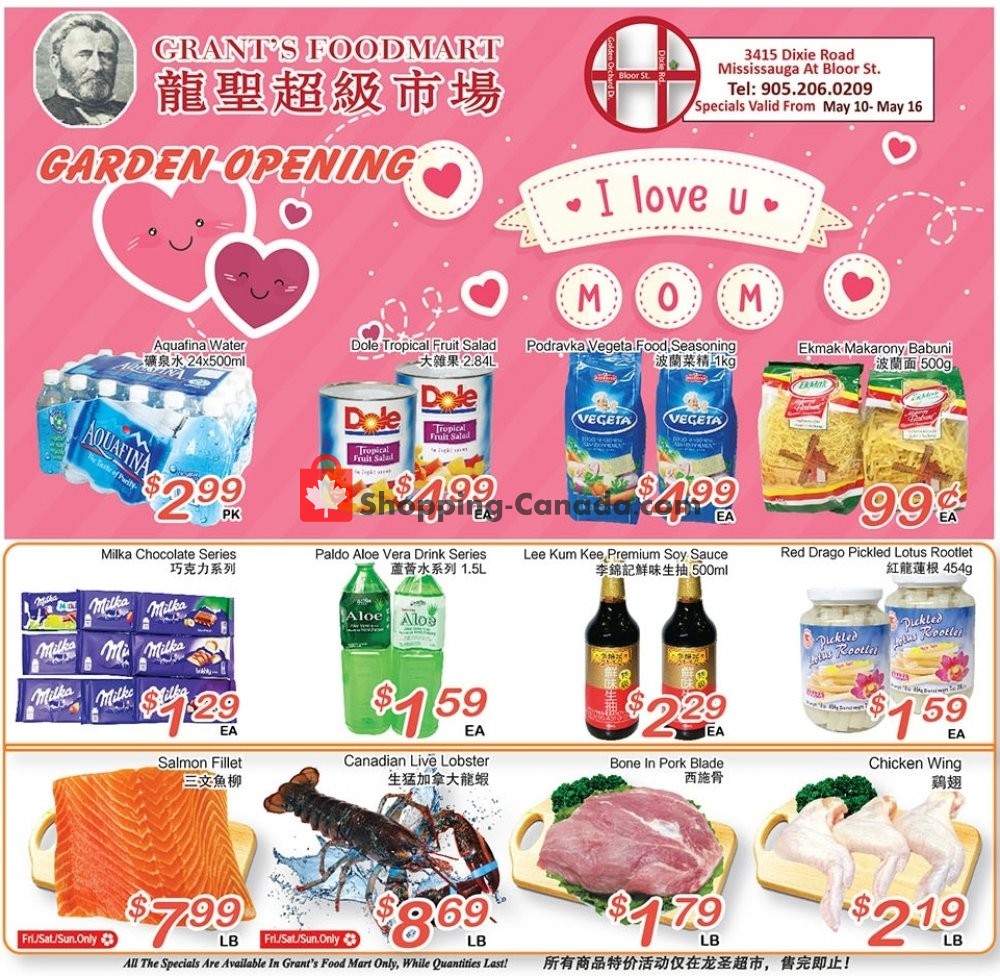 Oceans Fresh Food Market flyer from Friday May 10, 2019 to Thursday May 16, 2019 - page 1