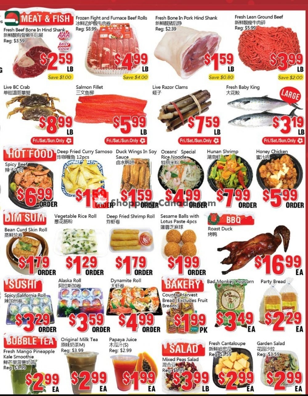 Oceans Fresh Food Market flyer from Friday December 6, 2019 to Thursday December 12, 2019 - page 4