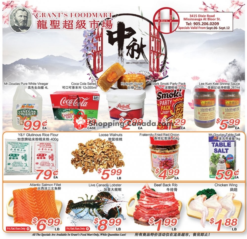 Oceans Fresh Food Market flyer from Friday September 6, 2019 to Thursday September 12, 2019 - page 1