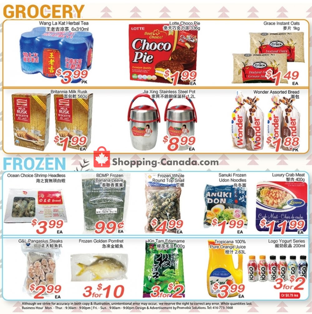 Oceans Fresh Food Market flyer from Friday September 6, 2019 to Thursday September 12, 2019 - page 3