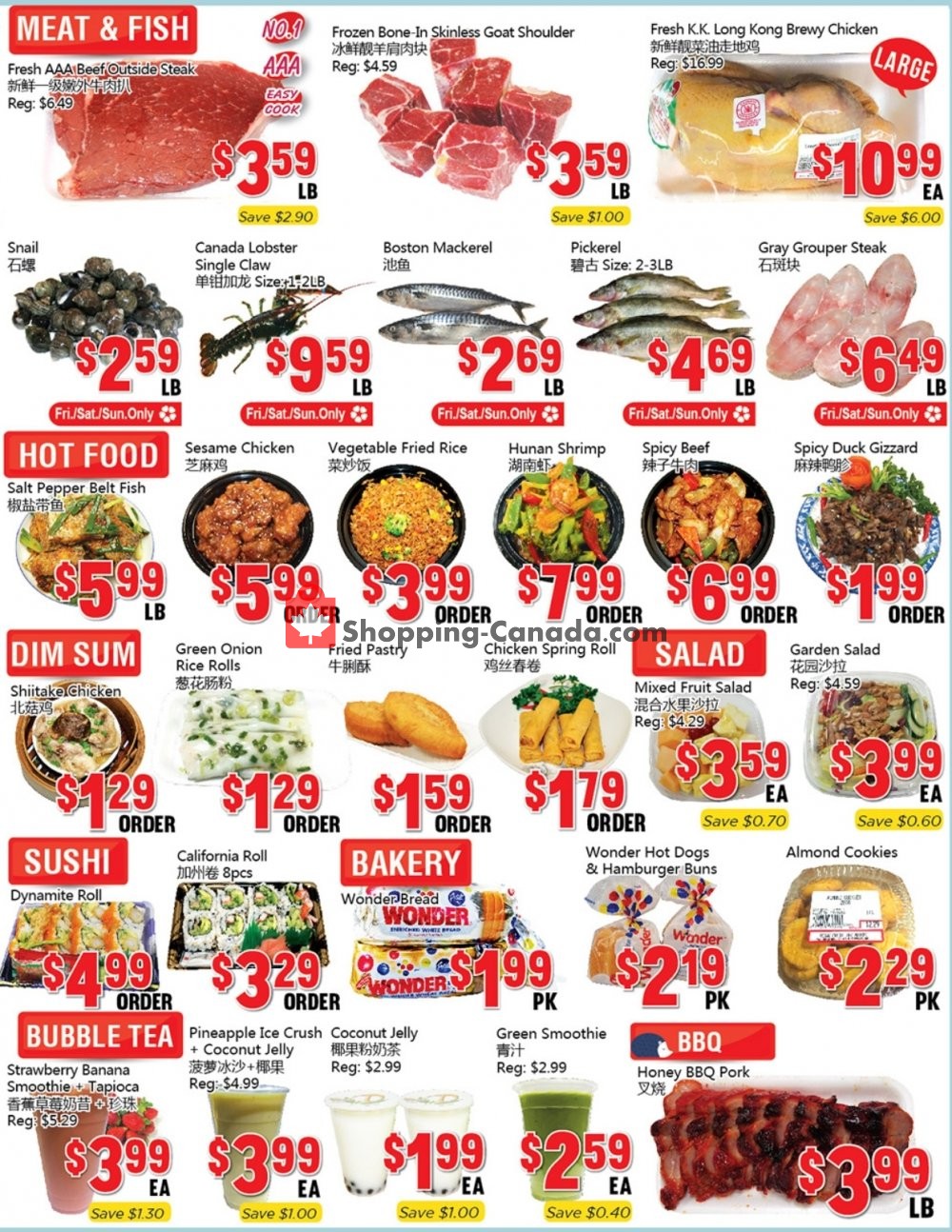 Oceans Fresh Food Market flyer from Friday September 6, 2019 to Thursday September 12, 2019 - page 4