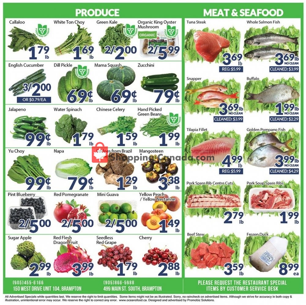Oceans Fresh Food Market flyer from Friday July 12, 2019 to Thursday July 18, 2019 - page 2