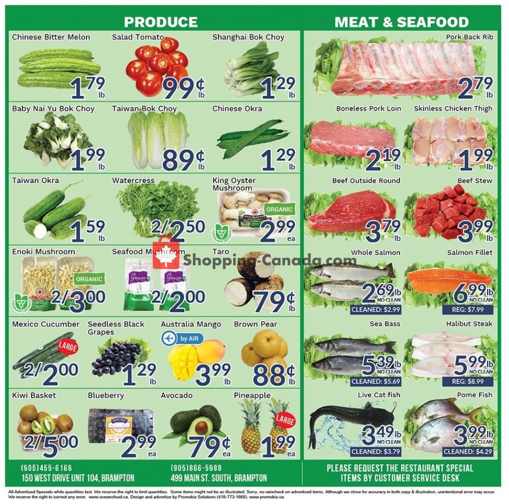 Oceans Fresh Food Market flyer from Friday November 22, 2019 to Thursday November 28, 2019 - page 2