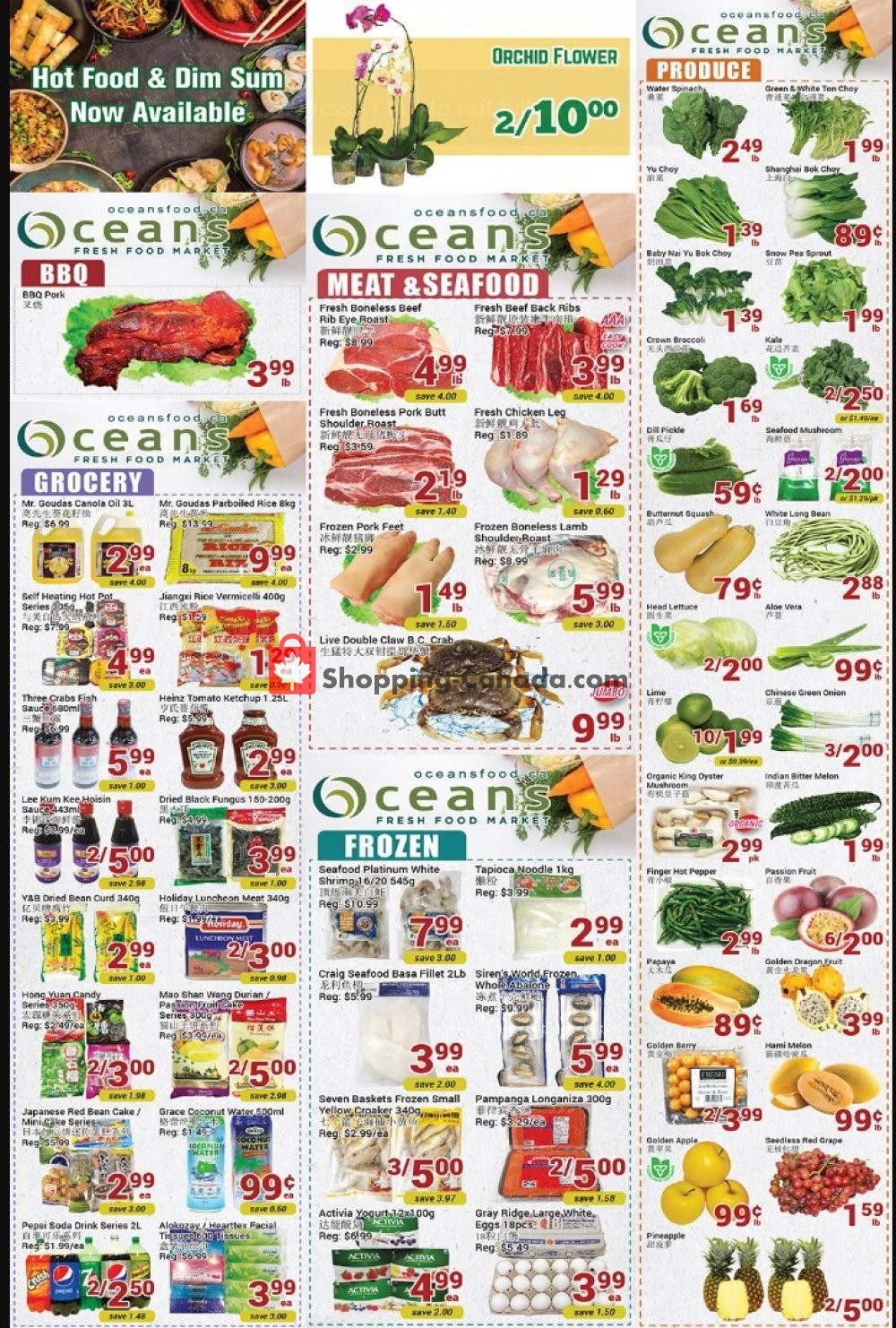 Oceans Fresh Food Market flyer from Friday July 10, 2020 to Thursday July 16, 2020 - page 1