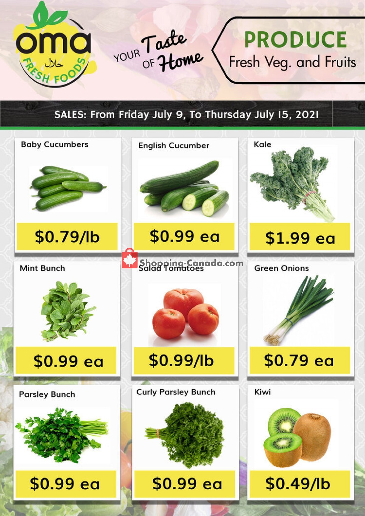 Oma fresh foods flyer from Friday July 9, 2021 to Thursday July 15, 2021 - page 6