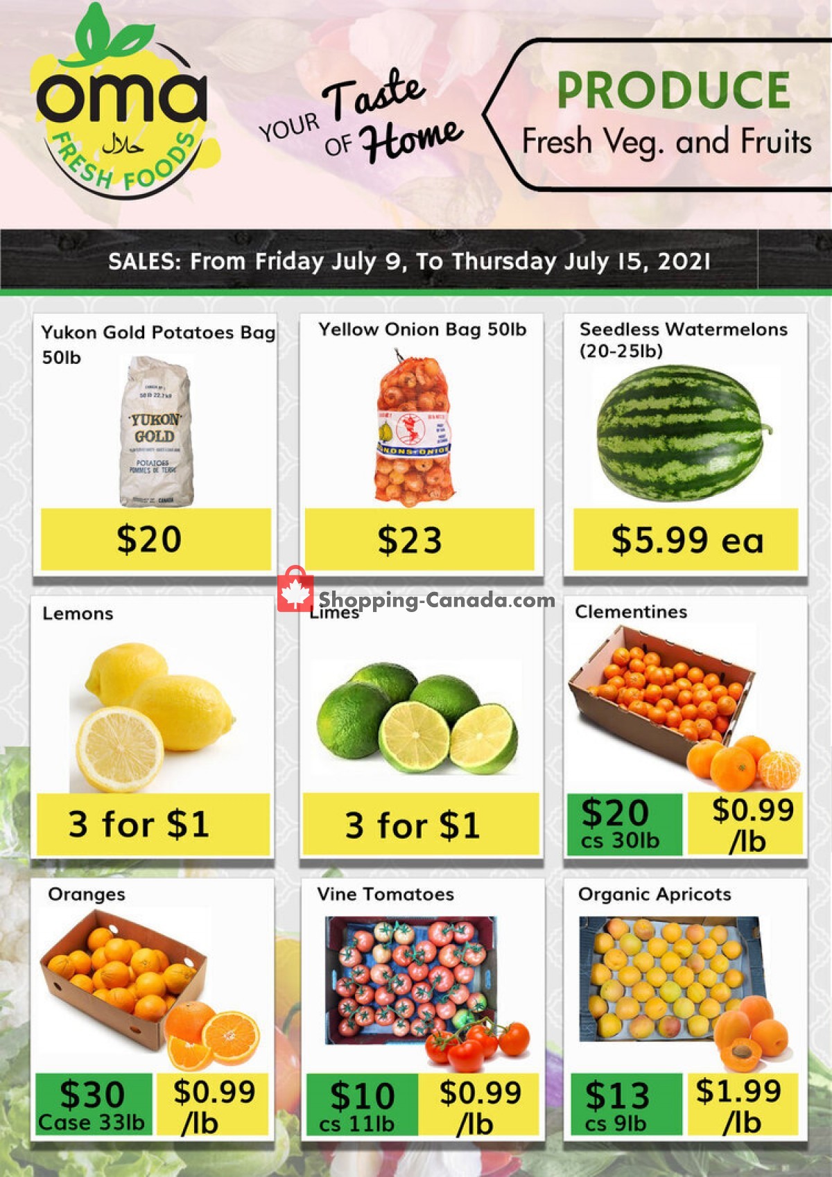 Oma fresh foods flyer from Friday July 9, 2021 to Thursday July 15, 2021 - page 7