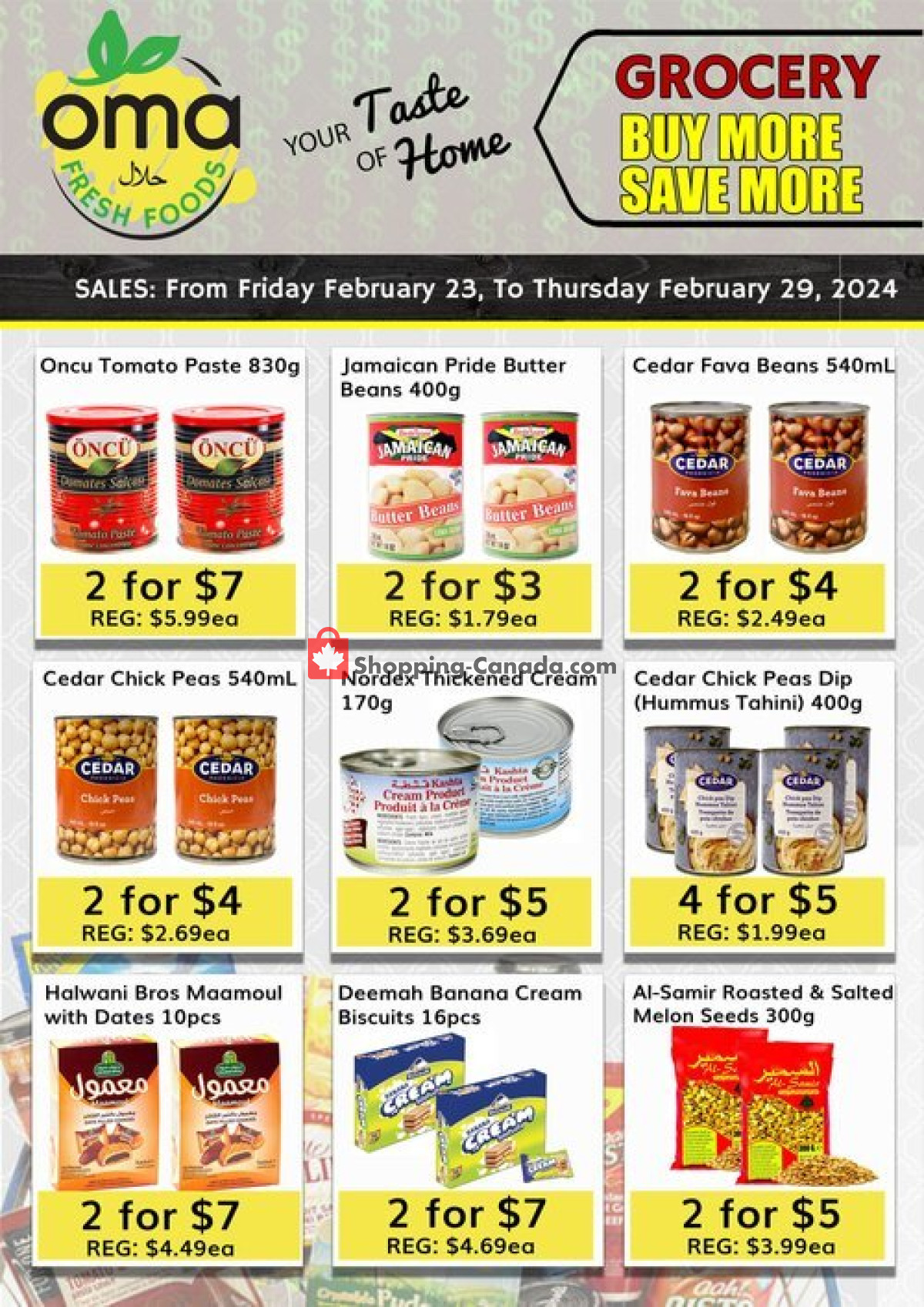 Oma fresh foods flyer from Friday February 23, 2024 to Thursday February 29, 2024 - page 6