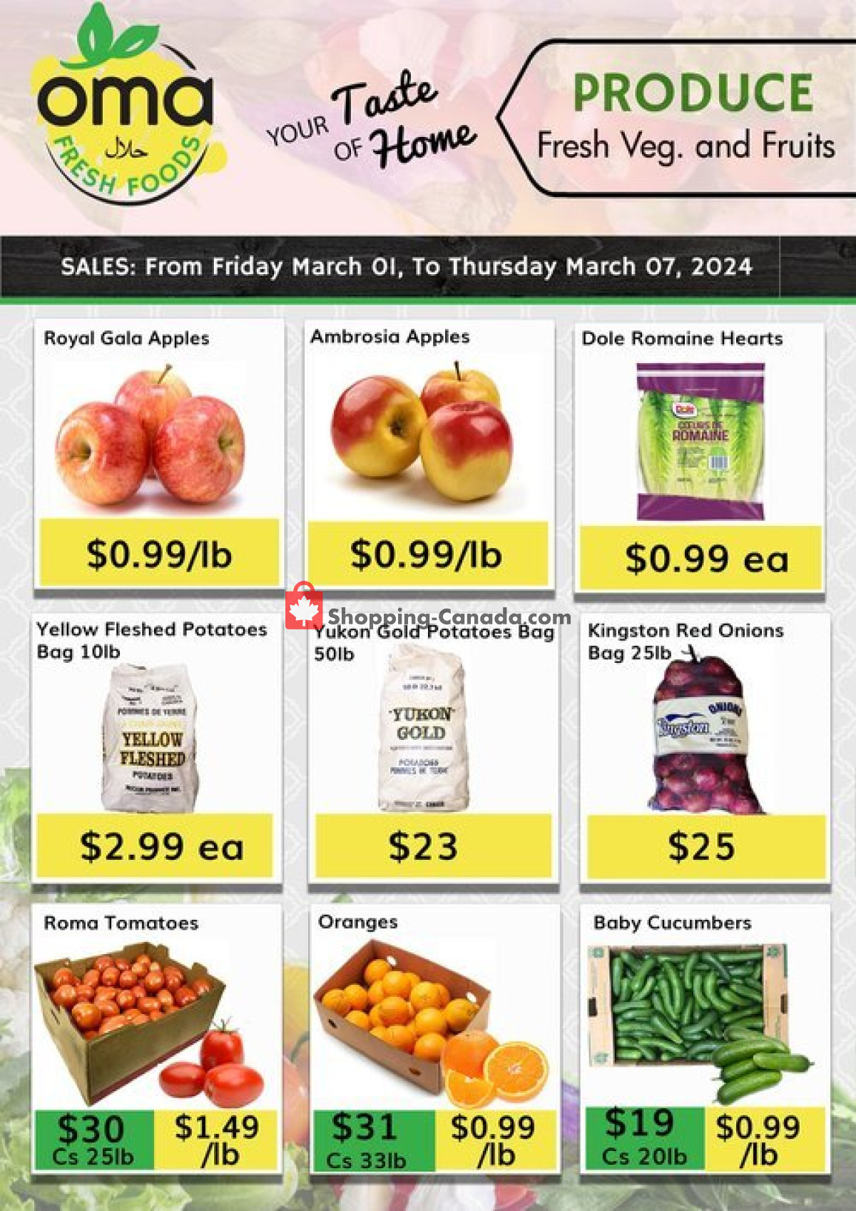 Oma fresh foods flyer from Friday March 1, 2024 to Thursday March 7, 2024 - page 6