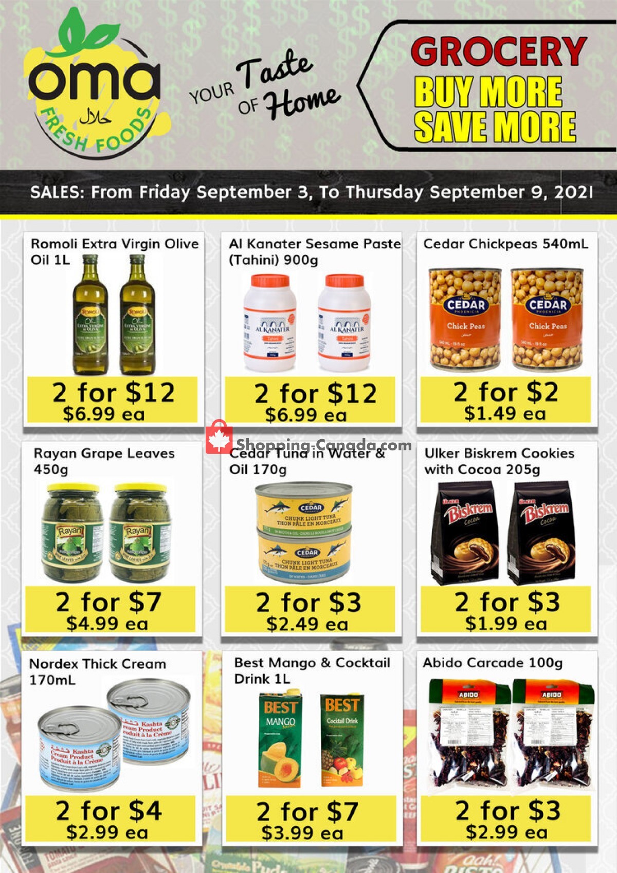 Oma fresh foods flyer from Friday September 3, 2021 to Thursday September 9, 2021 - page 6