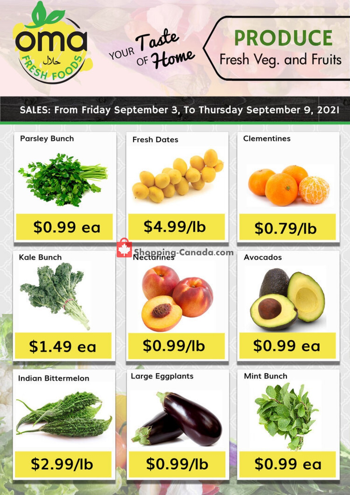 Oma fresh foods flyer from Friday September 3, 2021 to Thursday September 9, 2021 - page 7