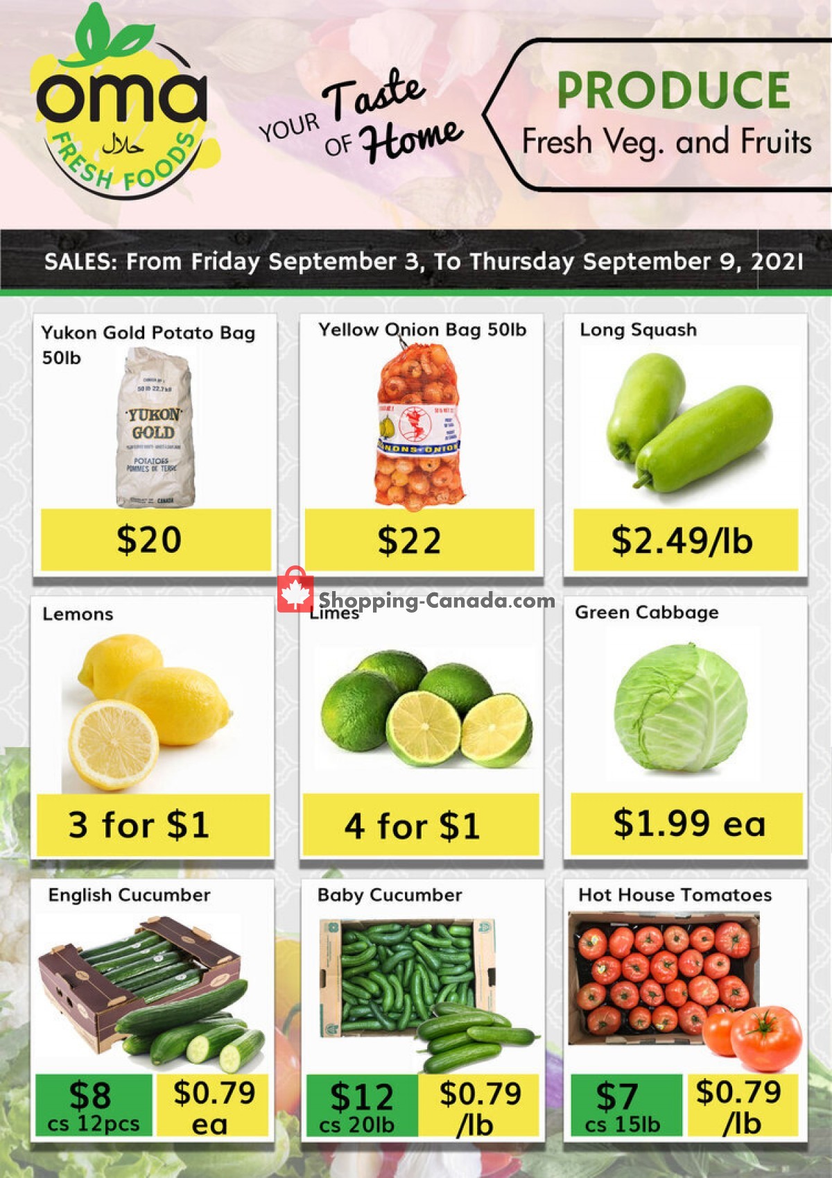 Oma fresh foods flyer from Friday September 3, 2021 to Thursday September 9, 2021 - page 8