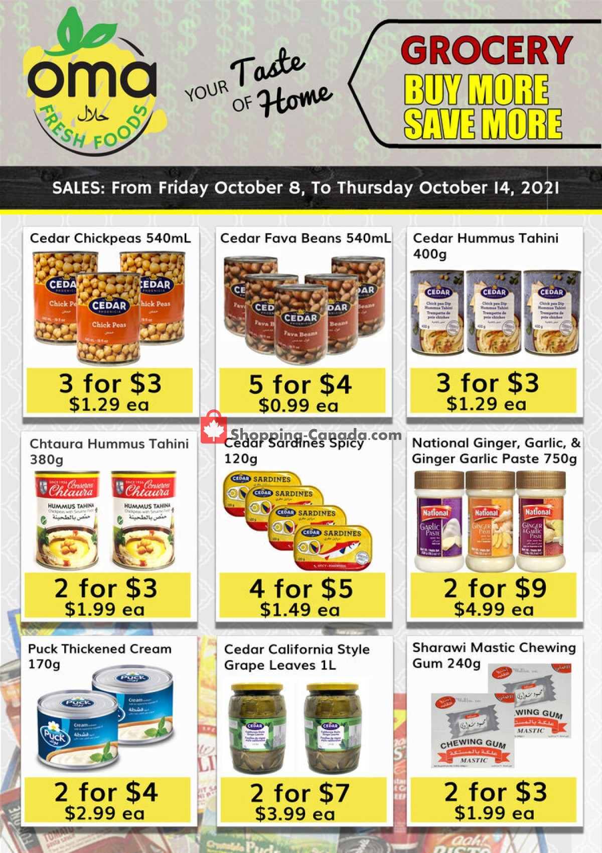 Oma fresh foods flyer from Friday October 8, 2021 to Thursday October 14, 2021 - page 7