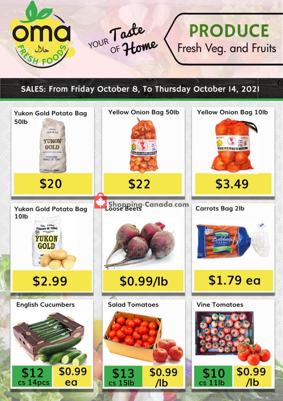 Oma fresh foods flyer from Friday October 8, 2021 to Thursday October 14, 2021 - page 9