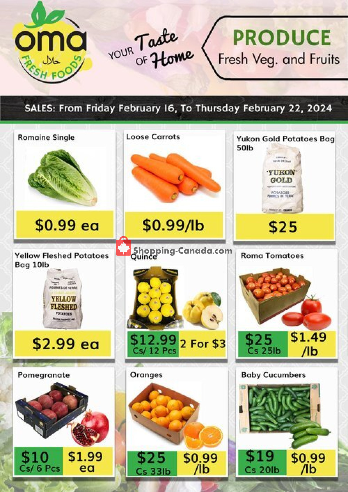 Oma fresh foods flyer from Friday February 16, 2024 to Thursday February 22, 2024 - page 6