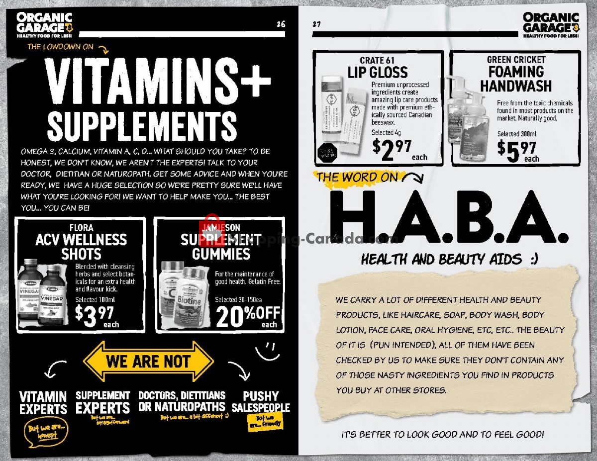 Organic Garage flyer from Wednesday June 22, 2022 to Wednesday July 6, 2022 - page 14