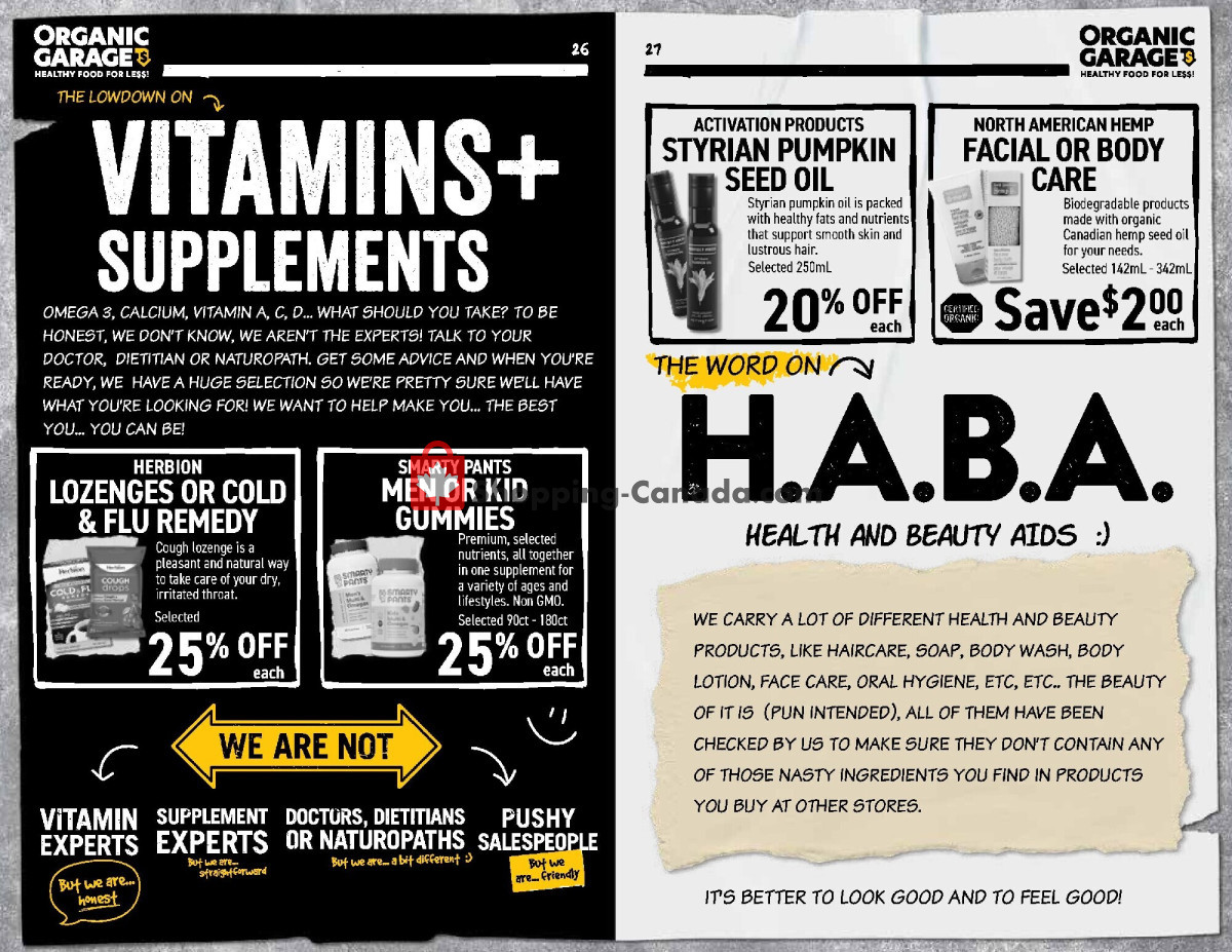 Organic Garage flyer from Wednesday February 28, 2024 to Wednesday March 13, 2024 - page 14