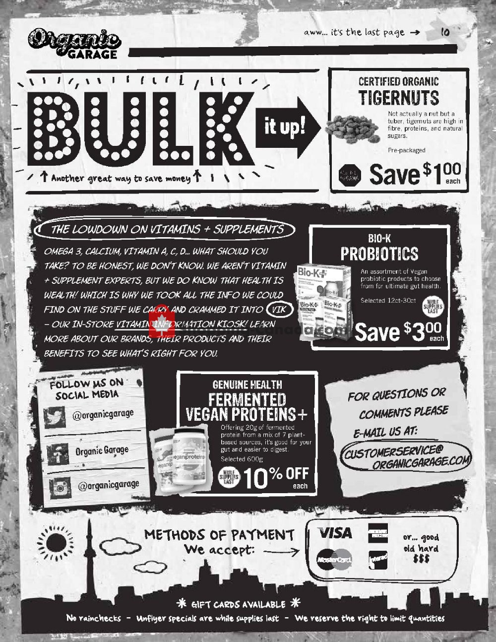 Organic Garage flyer from Wednesday July 29, 2020 to Wednesday August 12, 2020 - page 10