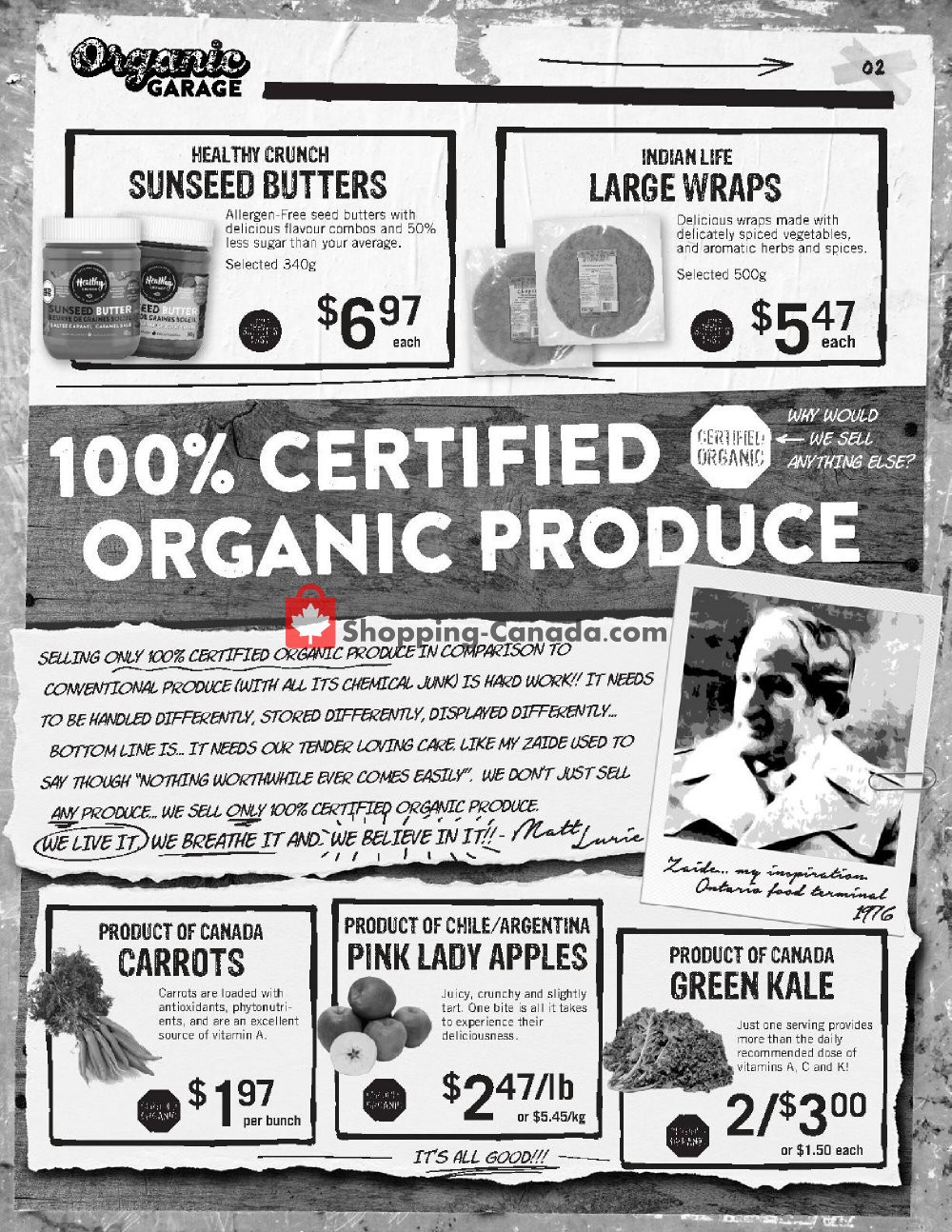 Organic Garage flyer from Wednesday July 29, 2020 to Wednesday August 12, 2020 - page 2