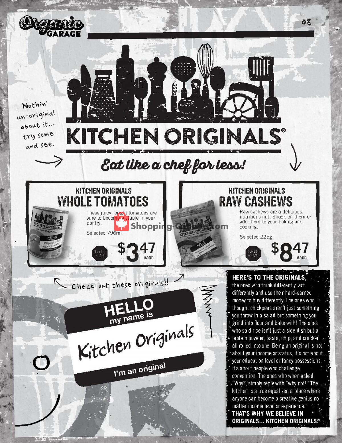 Organic Garage flyer from Wednesday March 31, 2021 to Wednesday April 14, 2021 - page 3