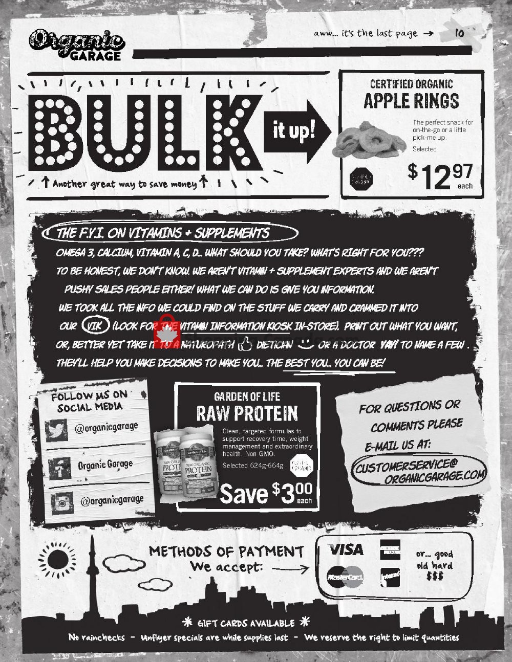 Organic Garage flyer from Wednesday November 6, 2019 to Wednesday November 20, 2019 - page 10