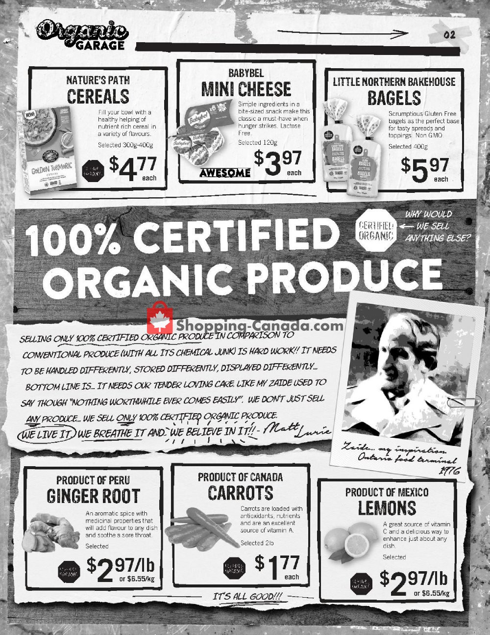 Organic Garage flyer from Wednesday November 6, 2019 to Wednesday November 20, 2019 - page 2