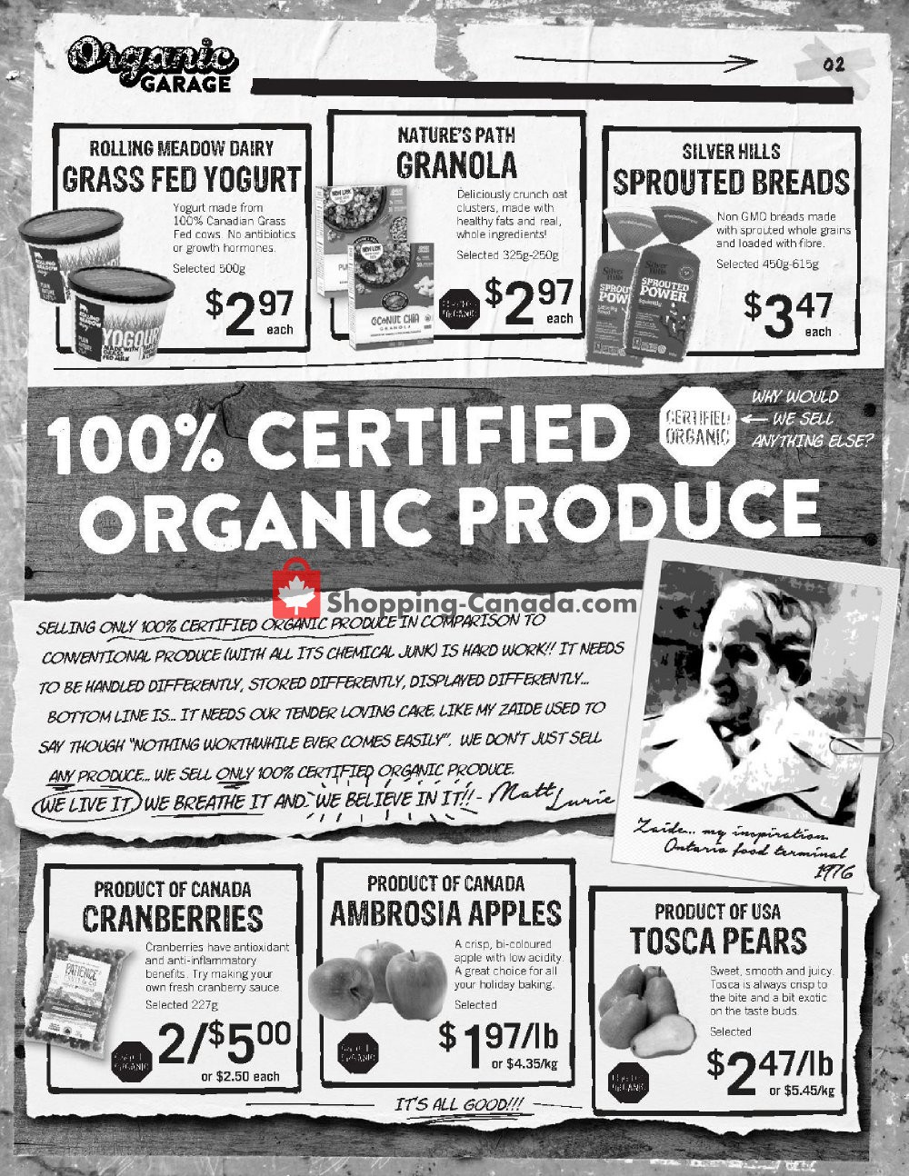 Organic Garage flyer from Wednesday October 9, 2019 to Wednesday October 23, 2019 - page 2