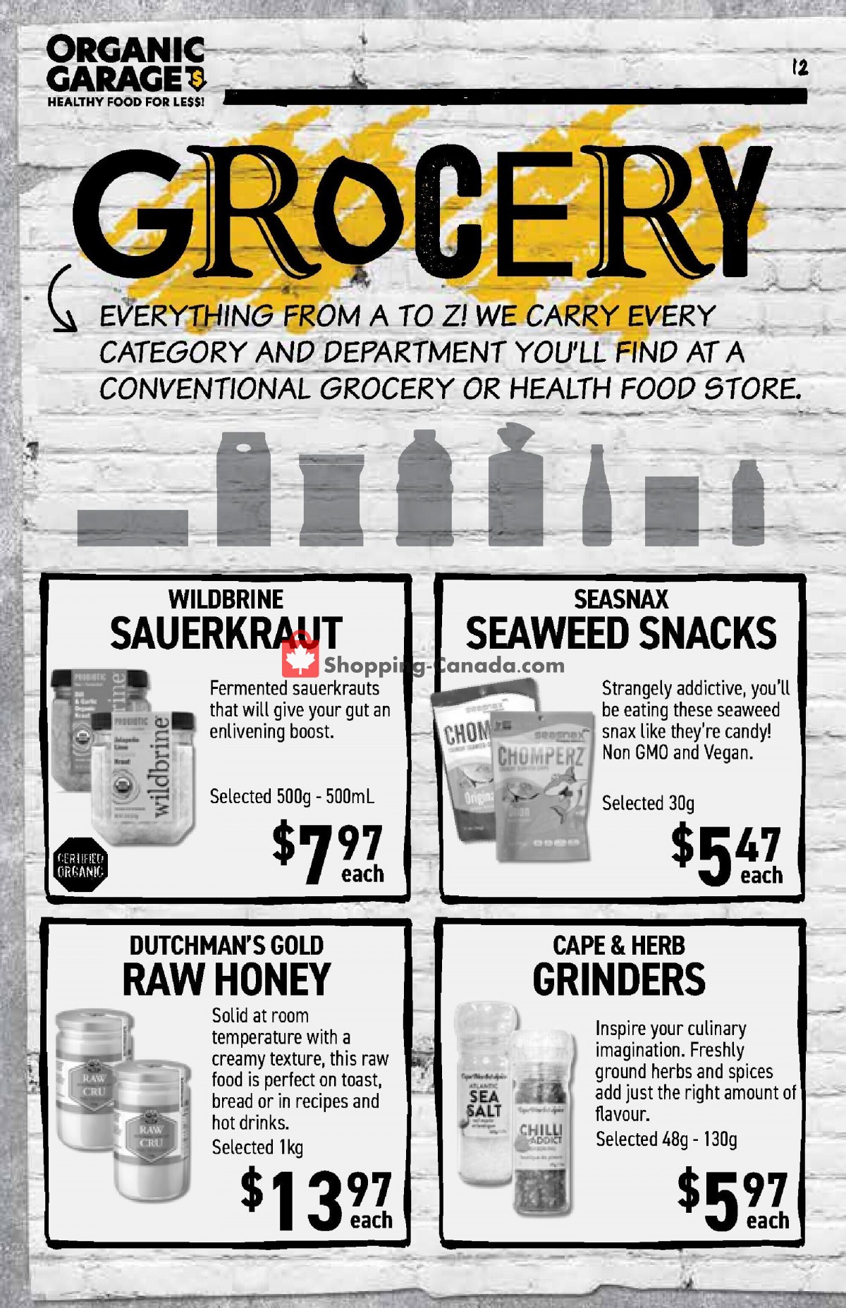 Organic Garage flyer from Wednesday September 27, 2023 to Wednesday October 11, 2023 - page 12