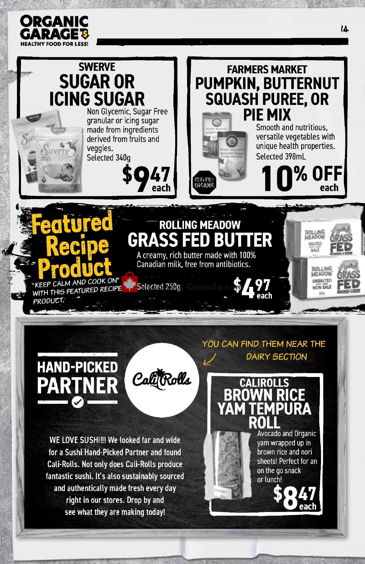 Organic Garage flyer from Wednesday September 27, 2023 to Wednesday October 11, 2023 - page 14