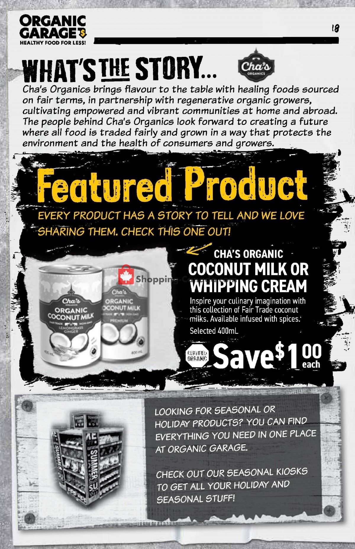 Organic Garage flyer from Wednesday September 27, 2023 to Wednesday October 11, 2023 - page 18