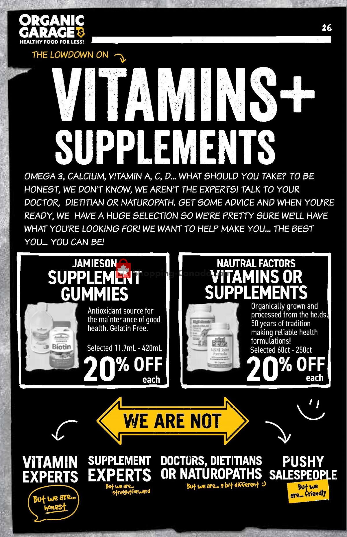 Organic Garage flyer from Wednesday September 27, 2023 to Wednesday October 11, 2023 - page 26