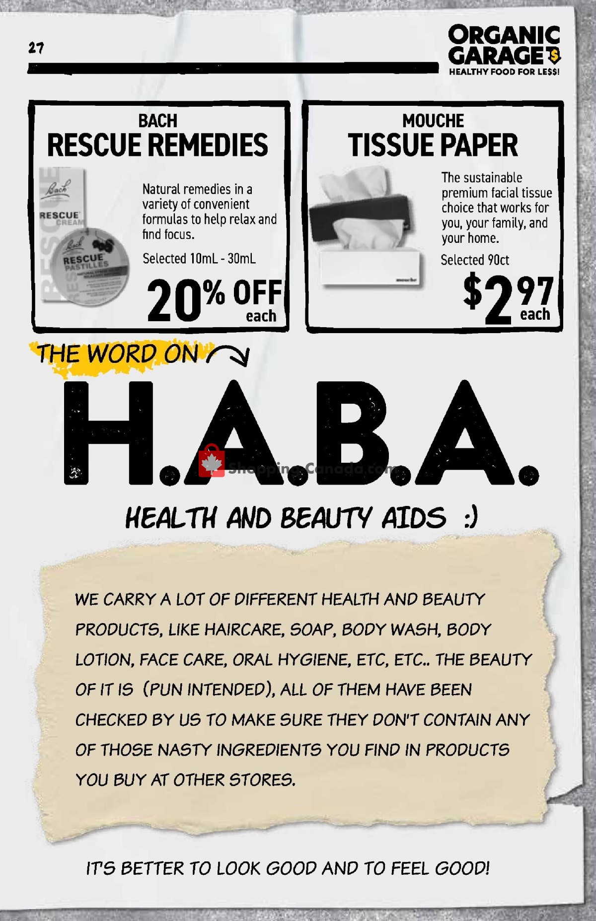 Organic Garage flyer from Wednesday September 27, 2023 to Wednesday October 11, 2023 - page 27