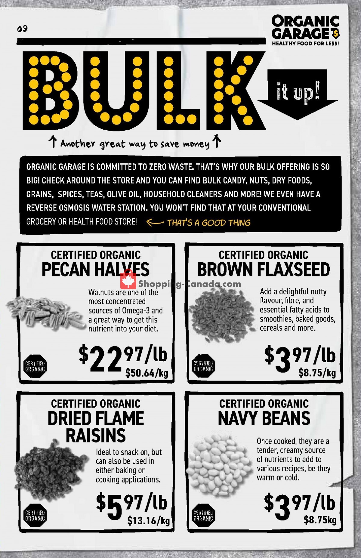 Organic Garage flyer from Wednesday September 27, 2023 to Wednesday October 11, 2023 - page 9