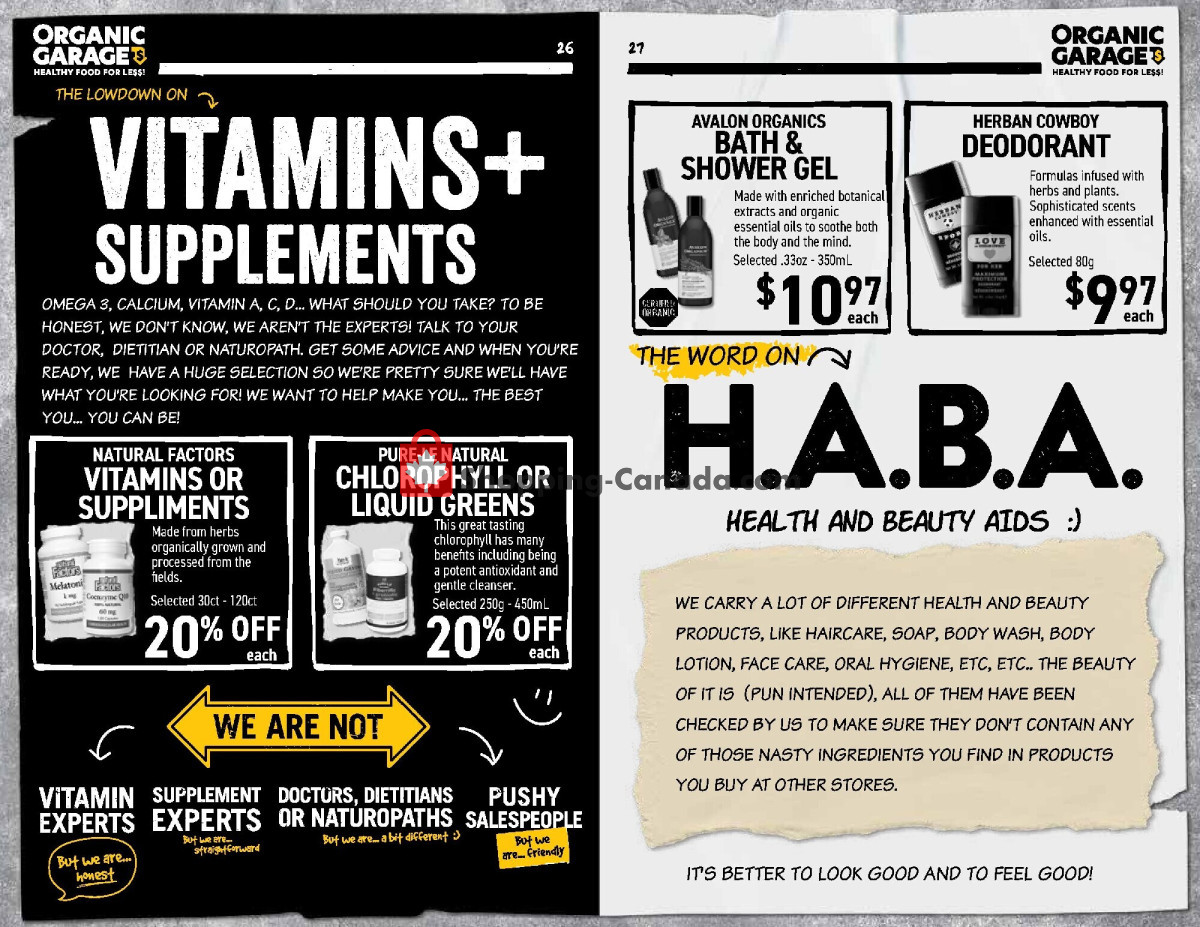 Organic Garage flyer from Wednesday December 20, 2023 to Wednesday January 3, 2024 - page 14