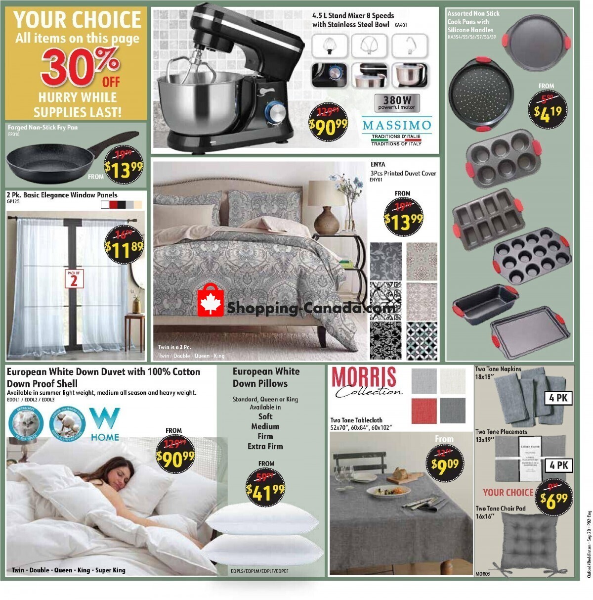 Oxford Mills Bedding & Towels flyer from Wednesday September 20, 2023 to Tuesday October 17, 2023 - page 2