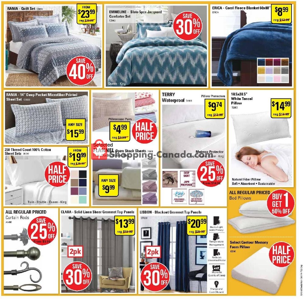 Oxford Mills Bedding & Towels flyer from Wednesday October 14, 2020 to Tuesday November 10, 2020 - page 2