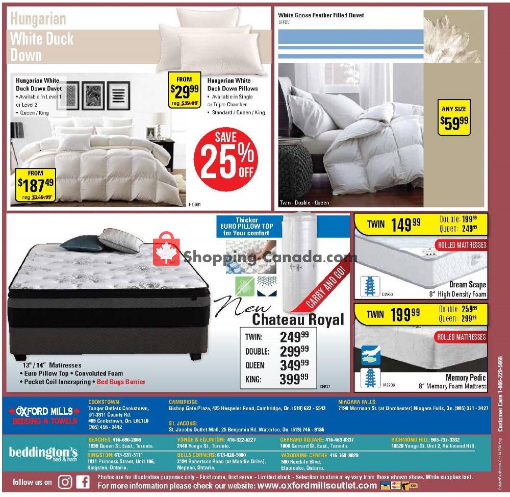 Oxford Mills Bedding & Towels flyer from Wednesday October 14, 2020 to Tuesday November 10, 2020 - page 4
