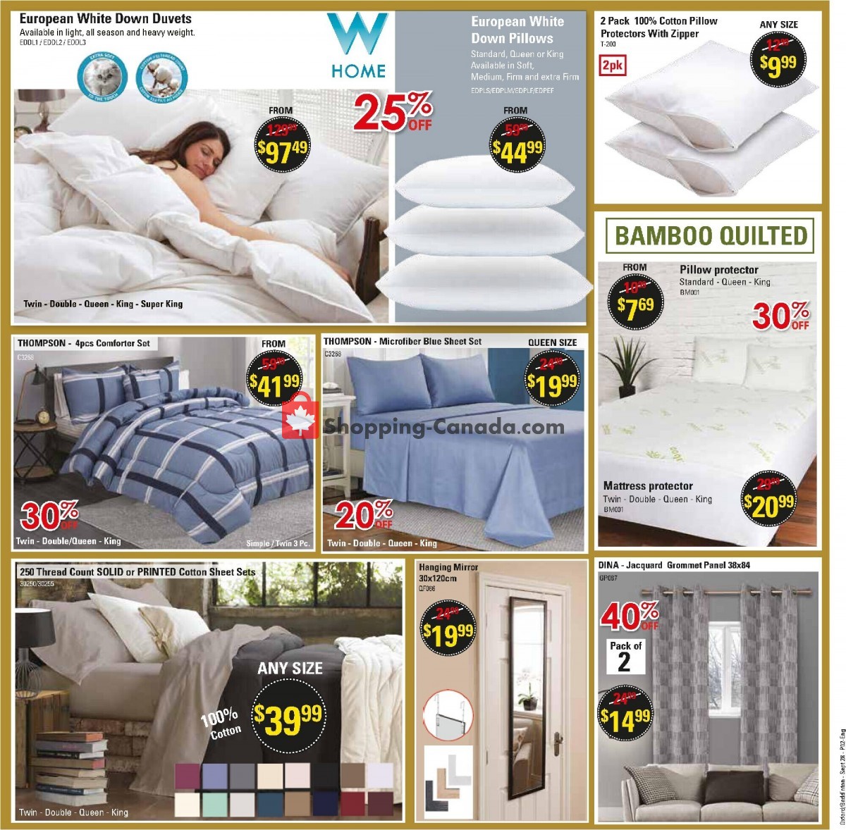 Oxford Mills Bedding & Towels flyer from Wednesday September 28, 2022 to Tuesday October 25, 2022 - page 2