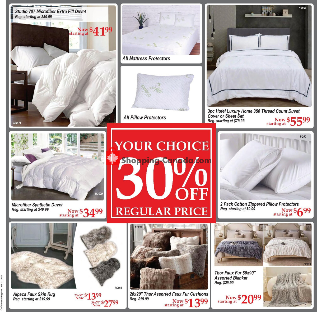 Oxford Mills Bedding & Towels flyer from Wednesday January 10, 2024 to Tuesday February 6, 2024 - page 2