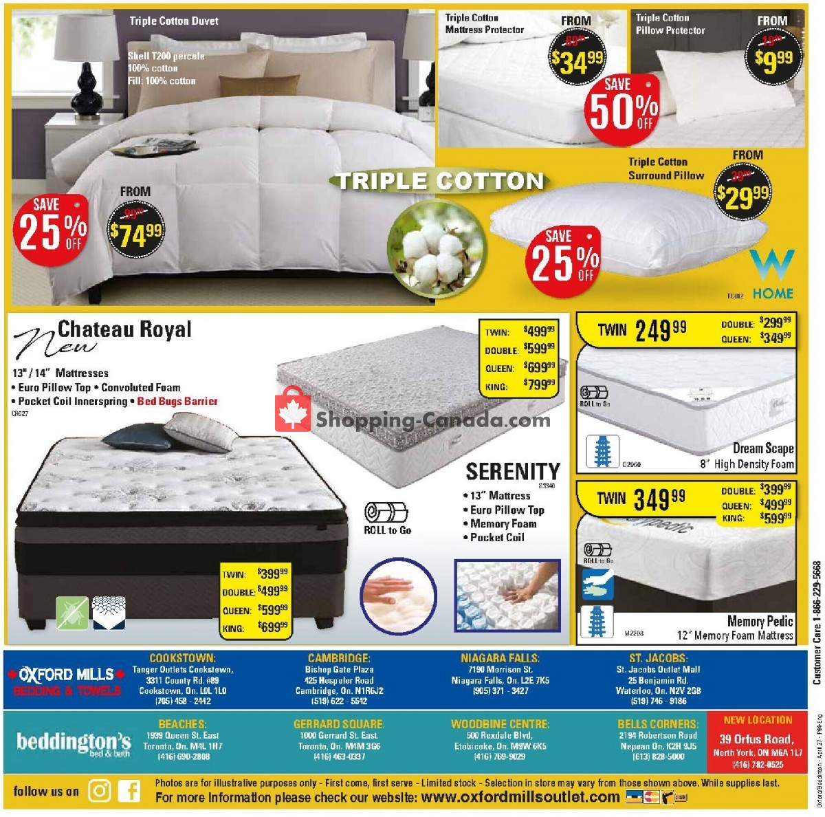 Oxford Mills Bedding & Towels flyer from Wednesday April 27, 2022 to Tuesday May 24, 2022 - page 4