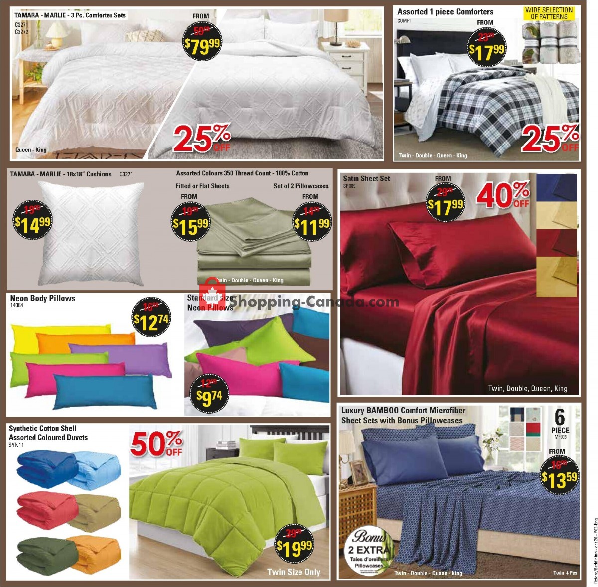 Oxford Mills Bedding & Towels flyer from Wednesday October 26, 2022 to Tuesday November 29, 2022 - page 2