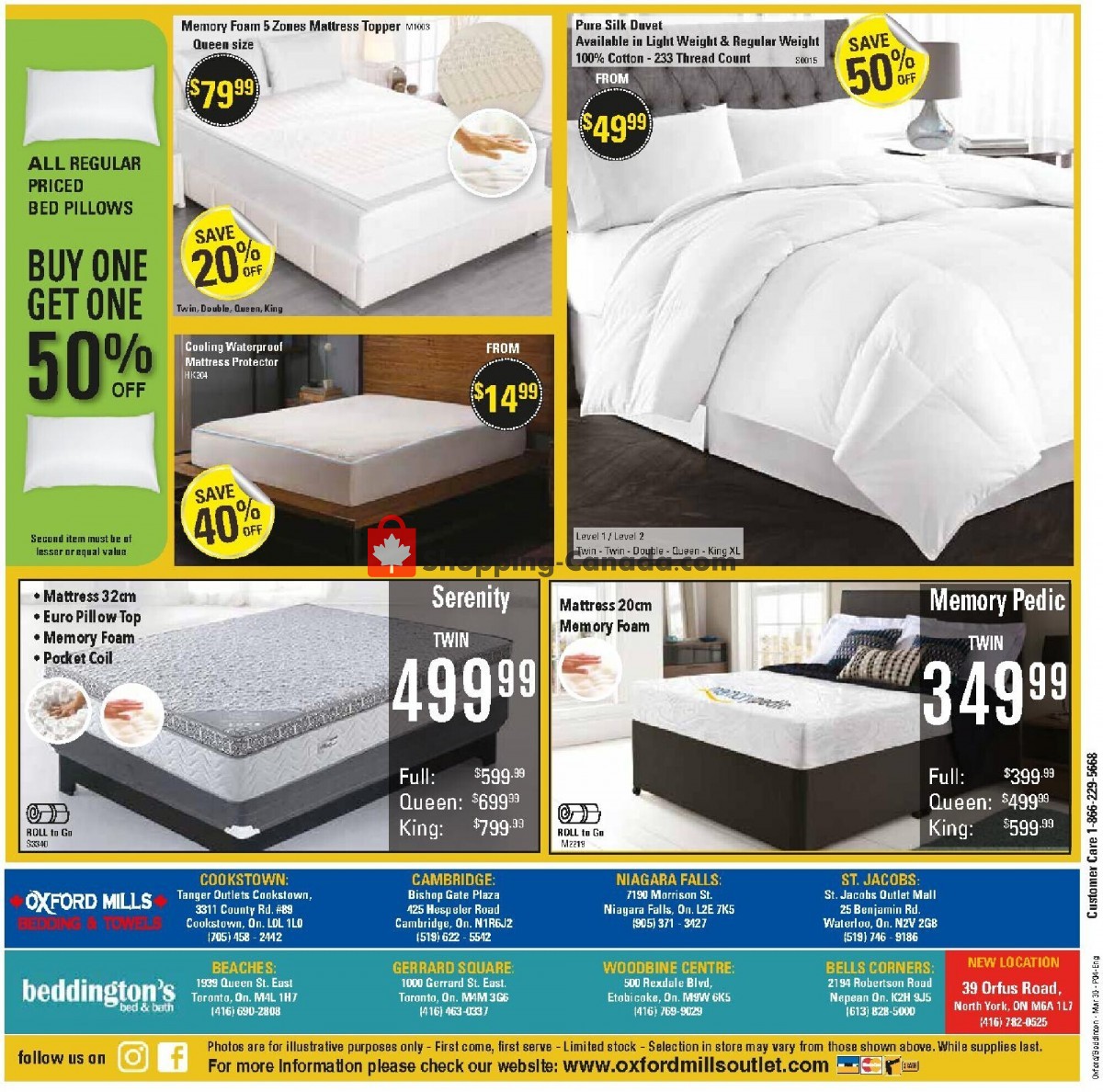 Oxford Mills Bedding & Towels flyer from Wednesday March 30, 2022 to Tuesday April 26, 2022 - page 4