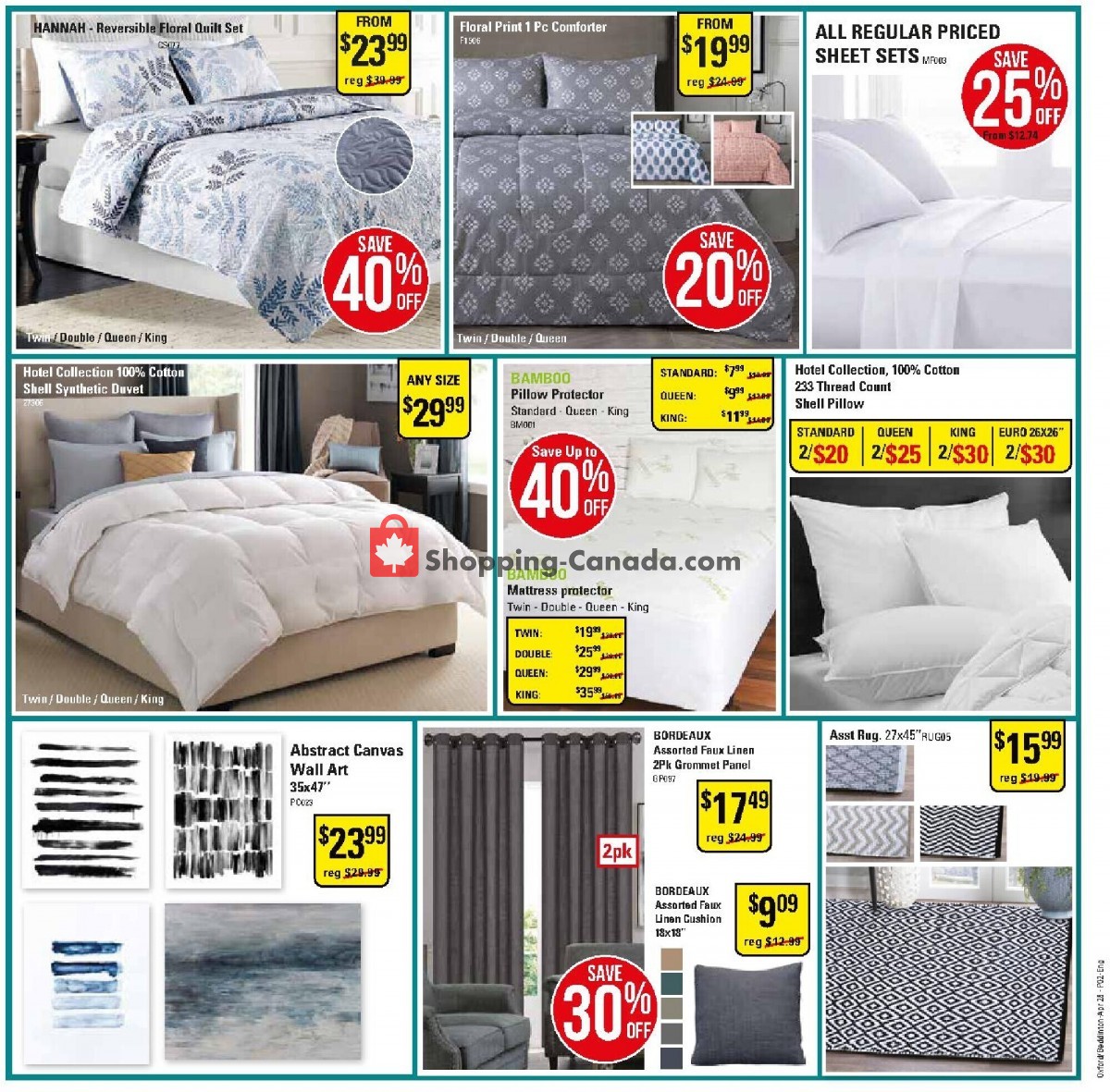 Oxford Mills Bedding & Towels flyer from Wednesday April 28, 2021 to Tuesday May 25, 2021 - page 2