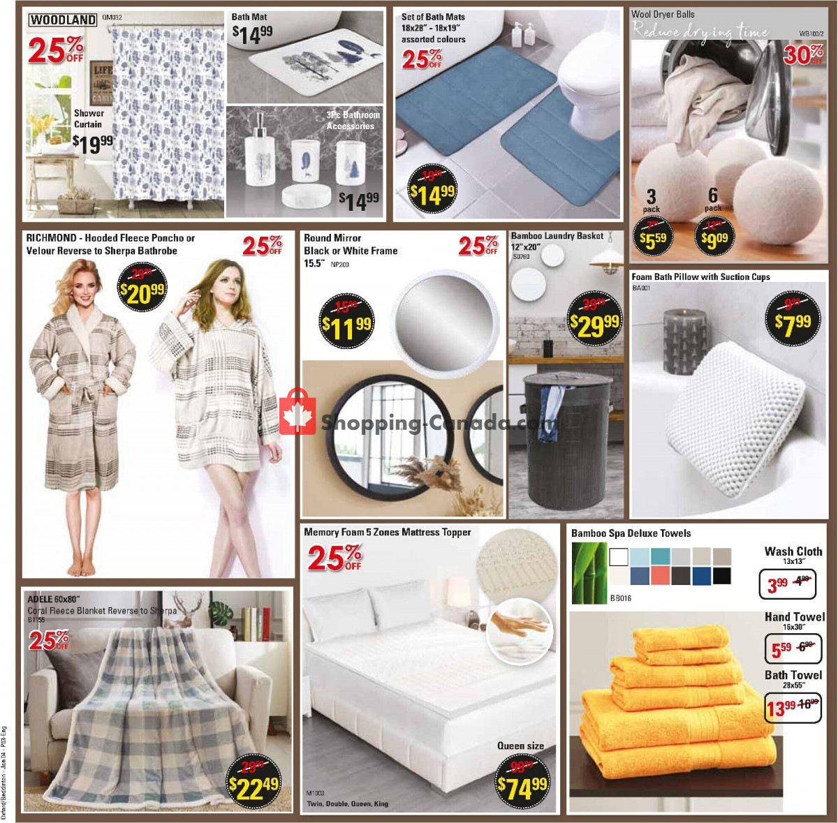 Oxford Mills Bedding & Towels flyer from Wednesday January 4, 2023 to Tuesday January 31, 2023 - page 3